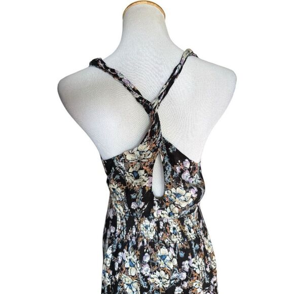 Womens Free People Sleeveless Floral Print Washed Ashore Mini Dress - Sz S - Picture 5 of 5